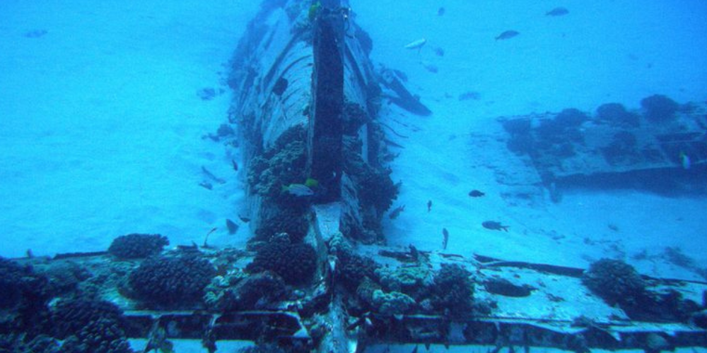 Corsair Plane Wreck