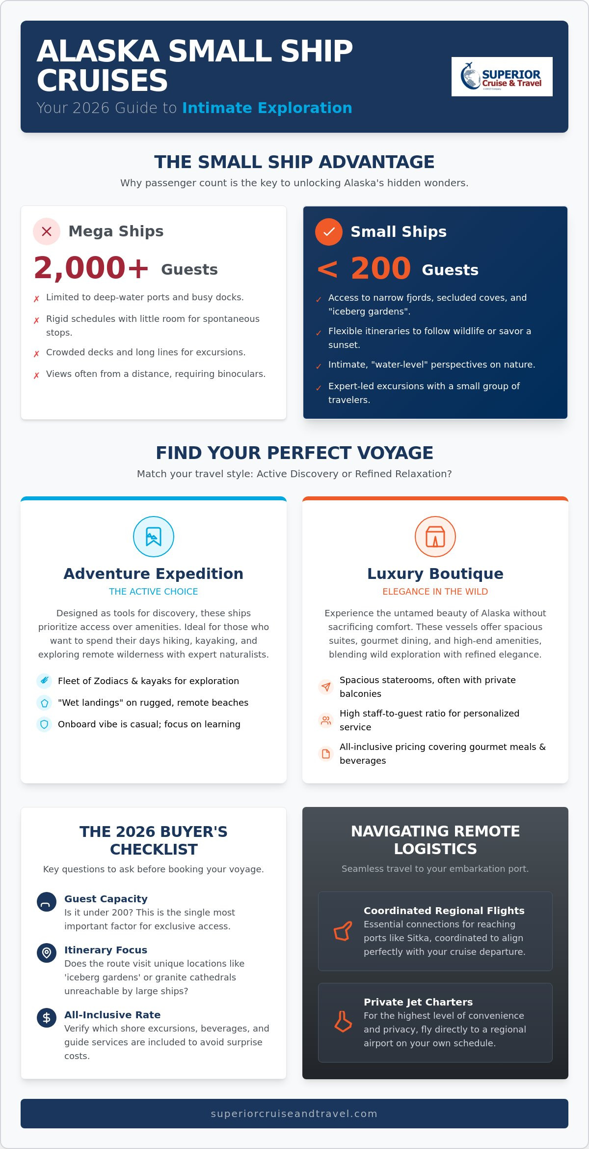 Alaska Small Ship Cruises: The 2026 Buyer’s Guide to Intimate Exploration